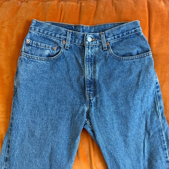 Levi 505 Regular Fit Straight Leg W32 L32 - Picture 3 of 7
